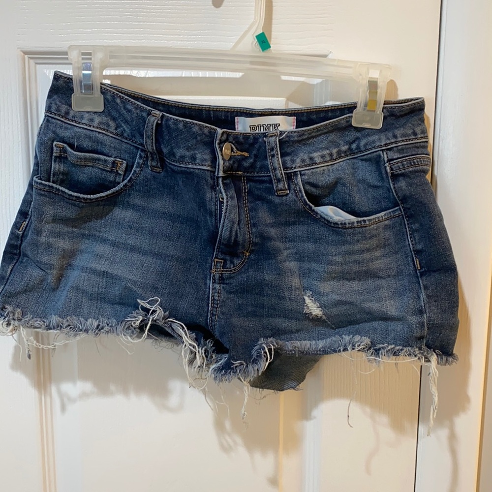 Pink (Victoria’s Secret) denim shorts